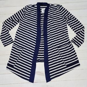 Shiela Rose Women's Striped Cardigan Medium - New With Tags